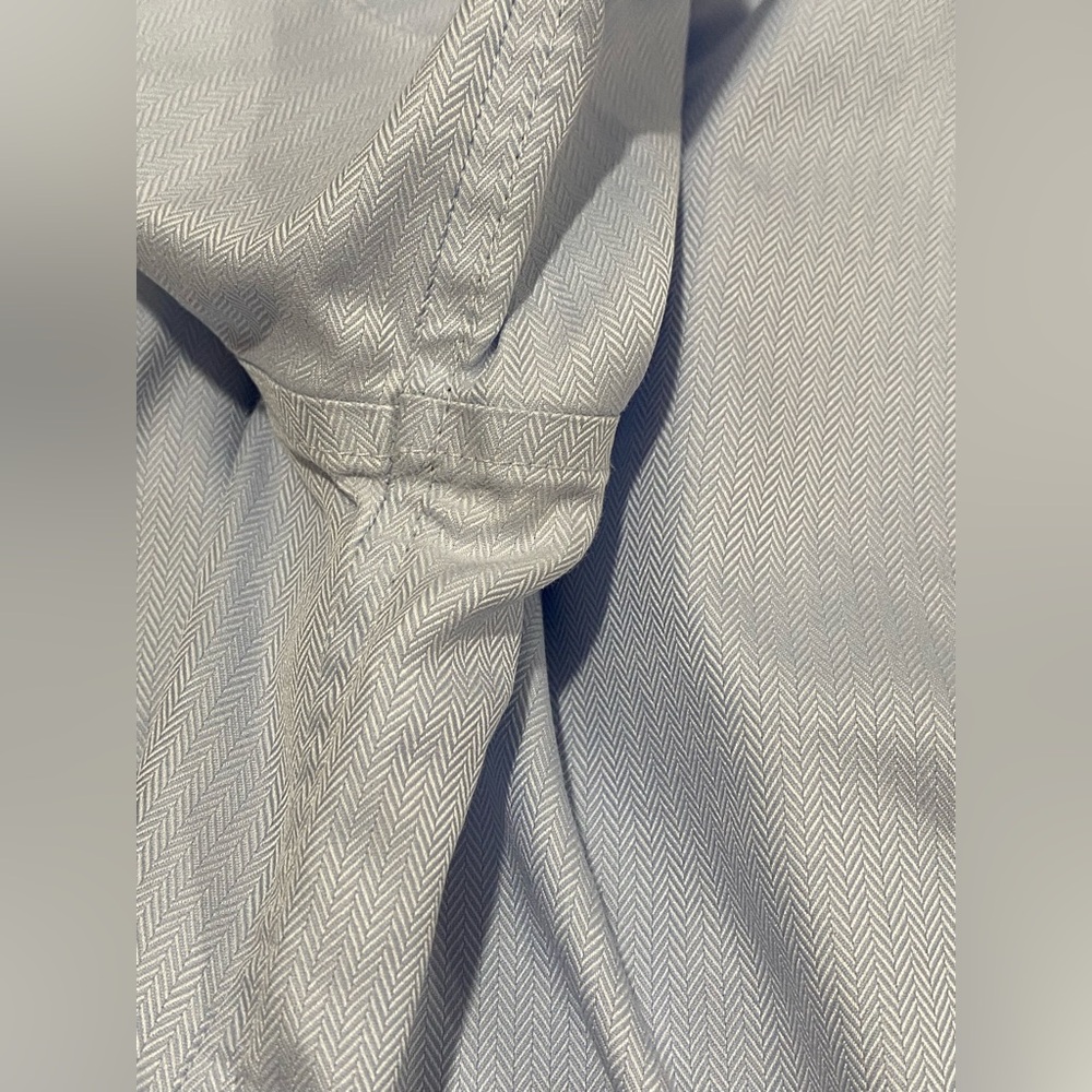 American Airlines Women's Button Up Collared Short Sleeve Blue Shirt Size 6 - Picture 11 of 15